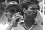 Rupert and Lachlan Murdoch after the 1995 Hobart.